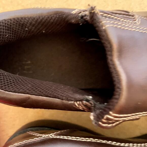 TKS size 3 Child Slip-on Shoe uni-sex or boy Brown - Picture 7 of 10